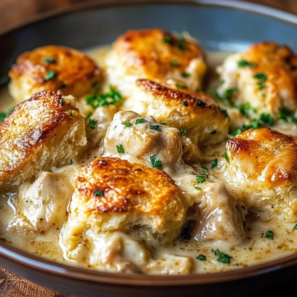 Cheddar Bay Biscuit Chicken Pot Pie