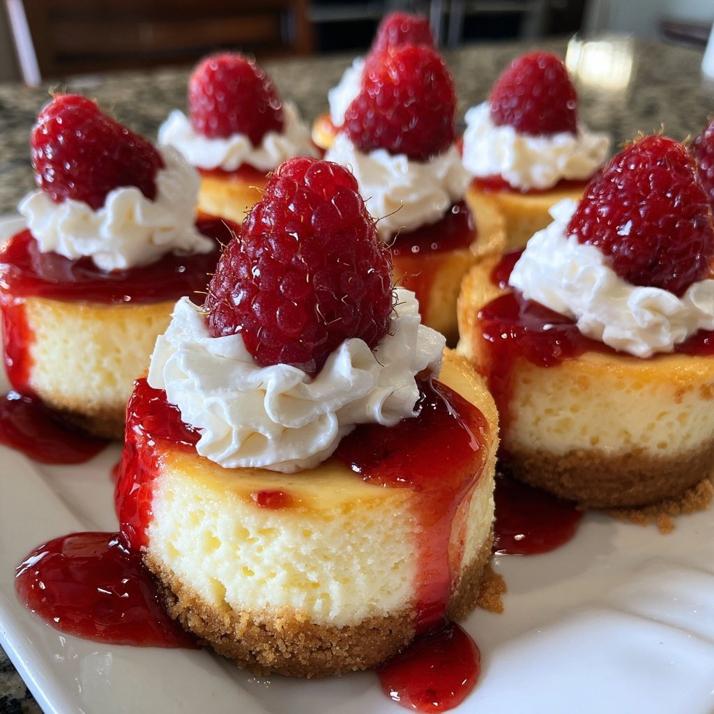 Valentines Treats Mini Cheesecakes