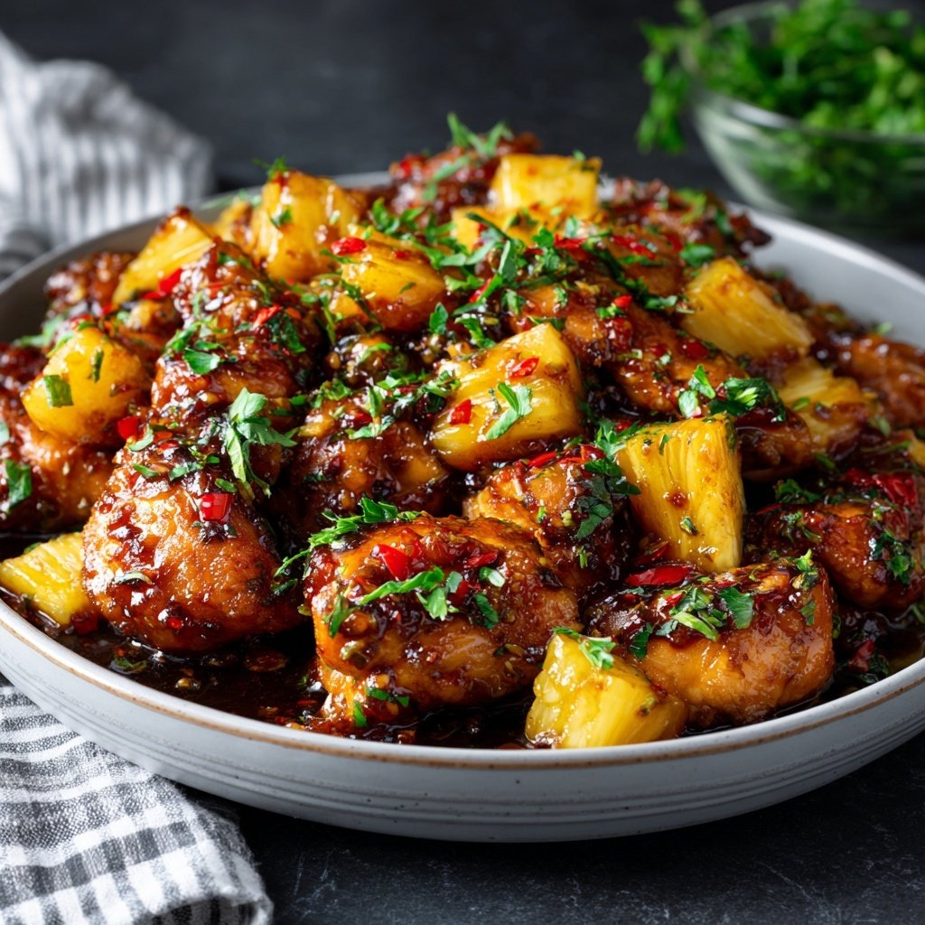 Sweet And Savory Pineapple Chicken