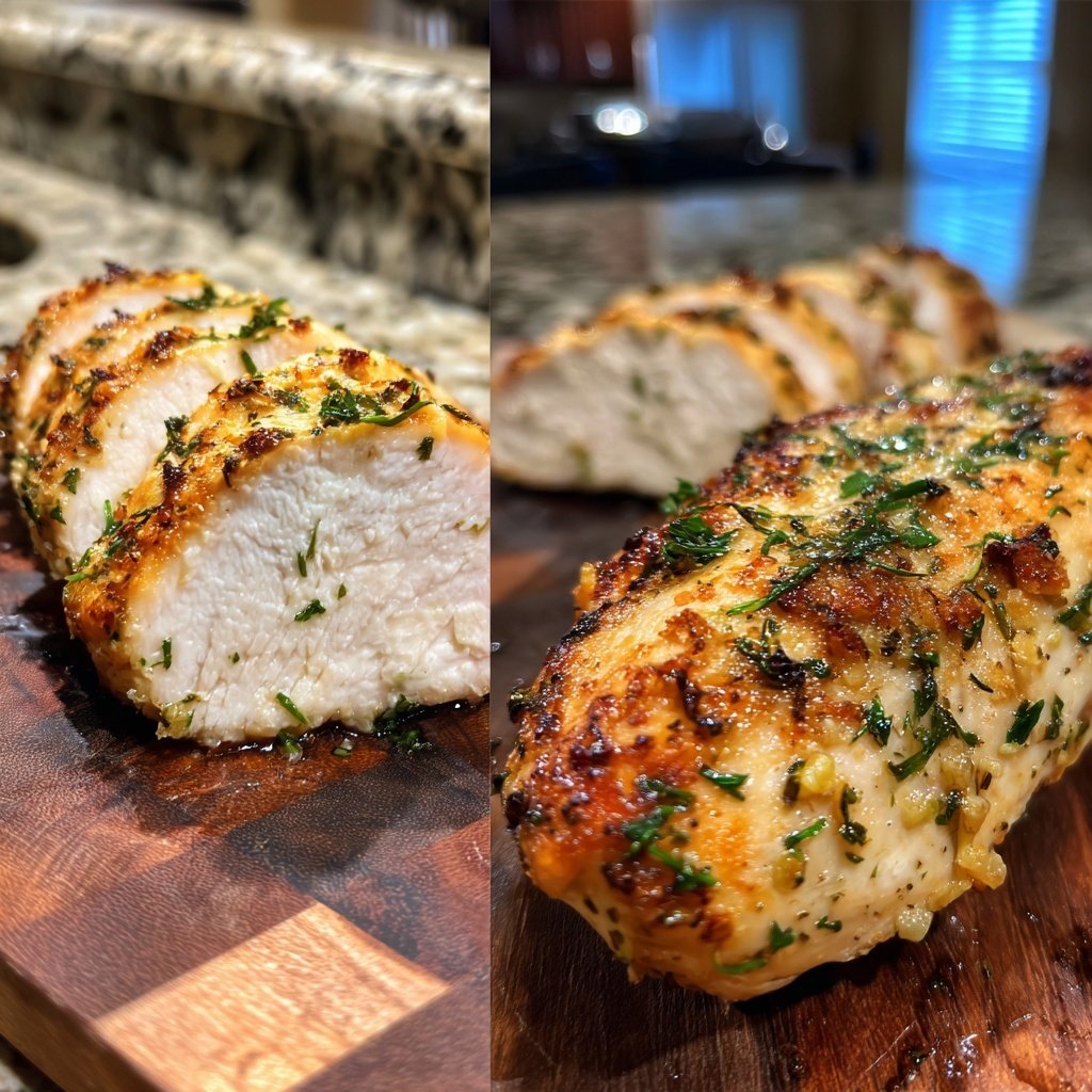 Healthy Baked Chicken Breast With Garlic