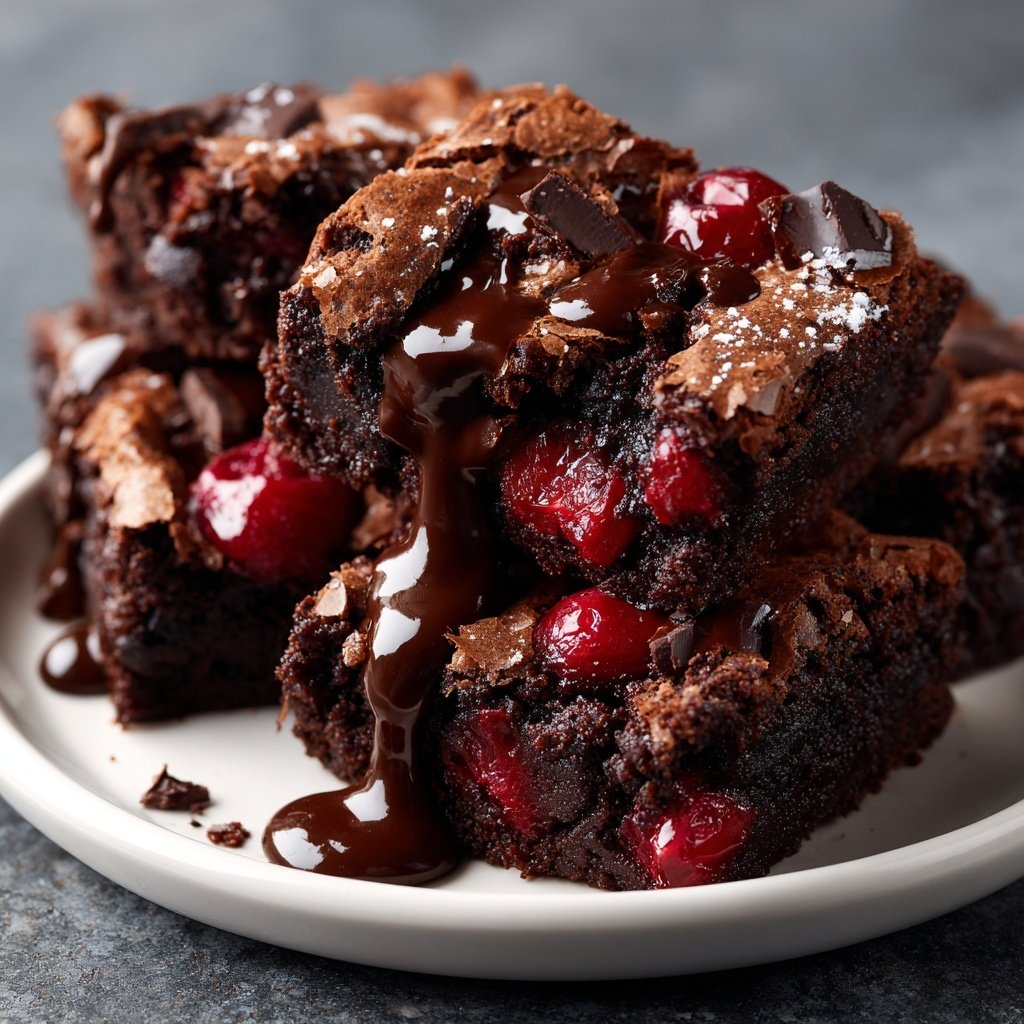 Chocolate Cherry Brownies