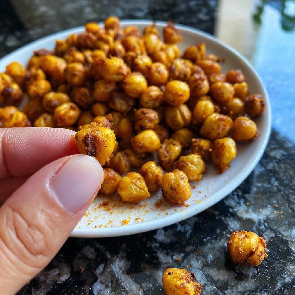 Super Bowl Appetizer Roasted Chickpeas