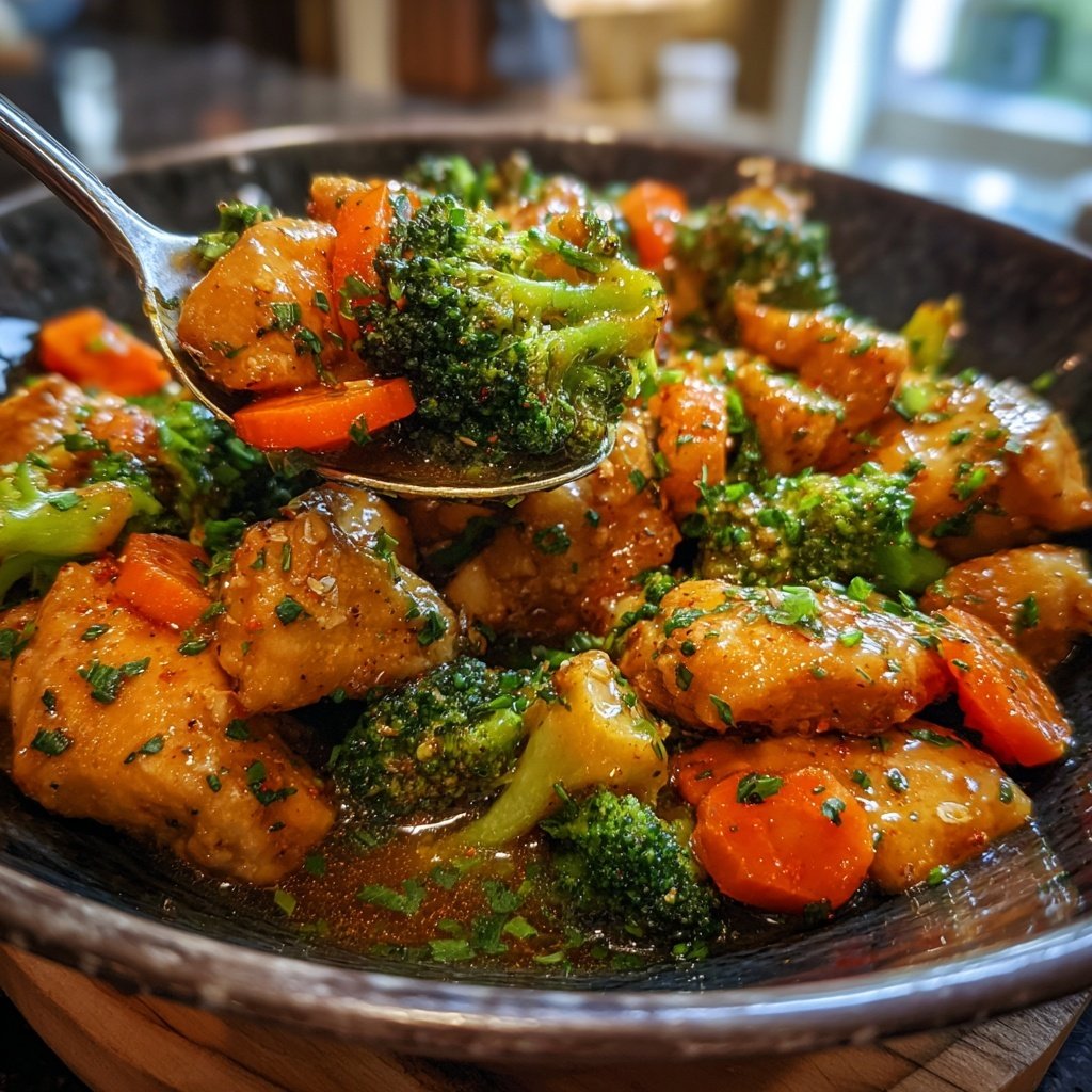 Healthy Chicken Broccoli Stir Fry