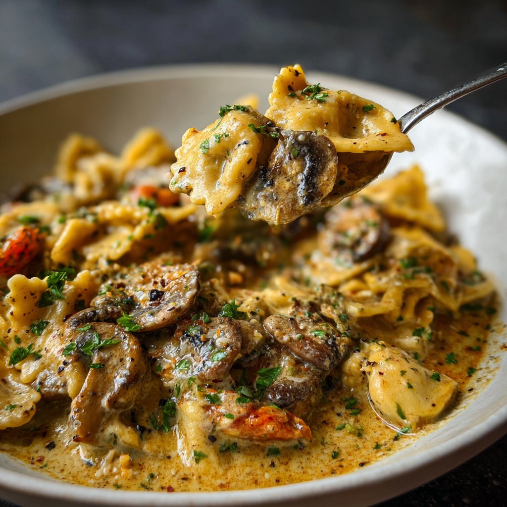 Sunday Mushroom Stroganoff
