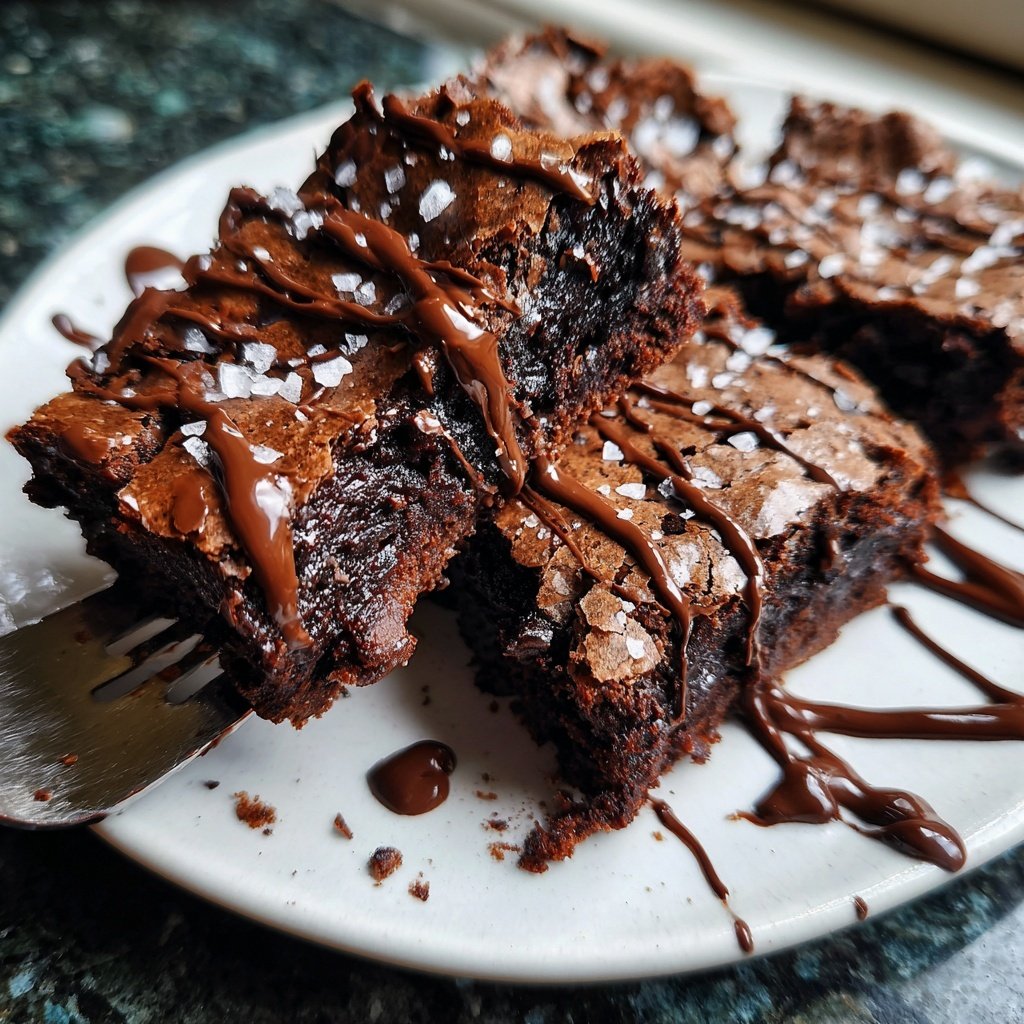 Fudgy Discard Brownies With Cocoa