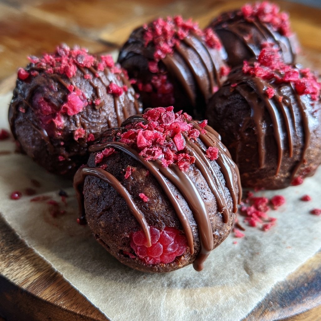 Chocolate Raspberry Truffles