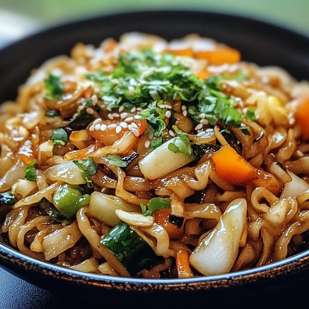 Stir-Fried Noodles with Vegetables