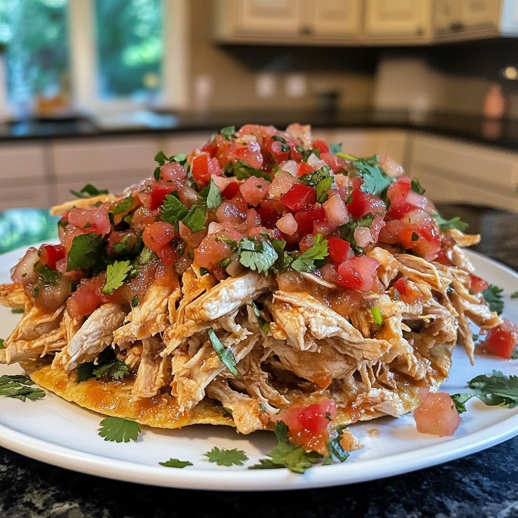 Easy Slow Cooker Chicken Taco Filling