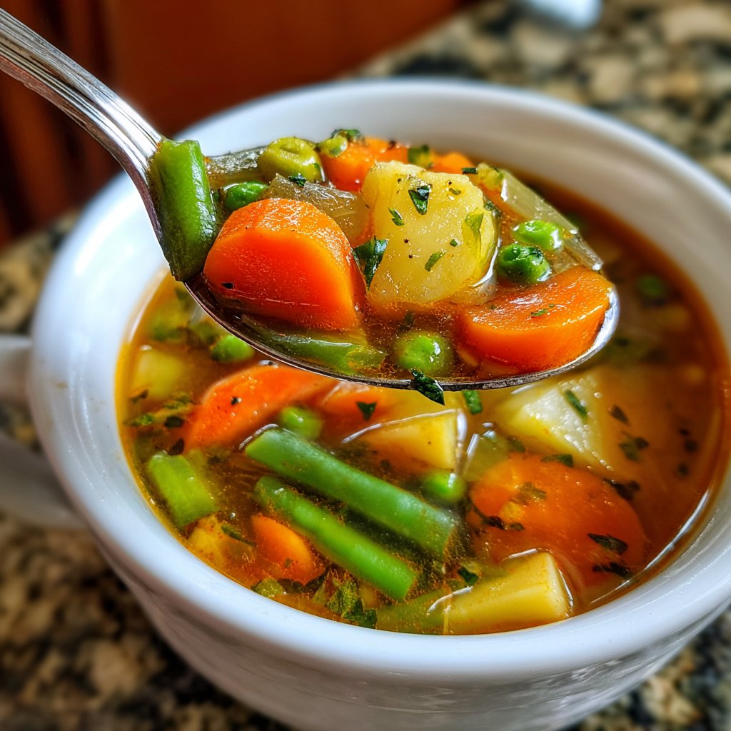 Light Spring Vegetable Soup