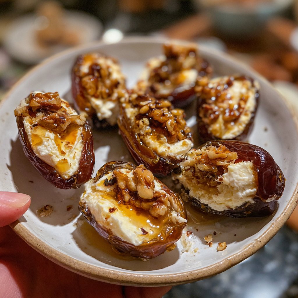 Stuffed Dates with Goat Cheese