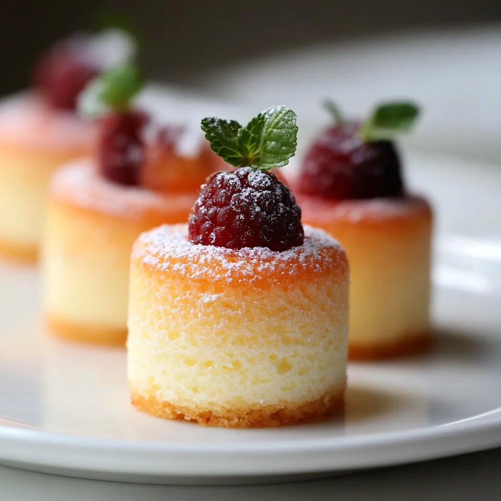 Japanese Mini Cotton Cheesecakes