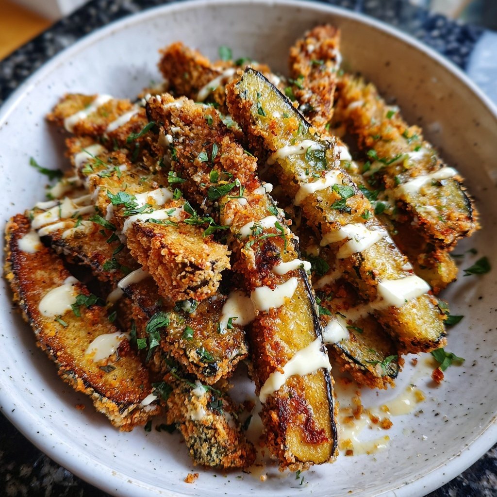 Crispy Eggplant Veggie Fries