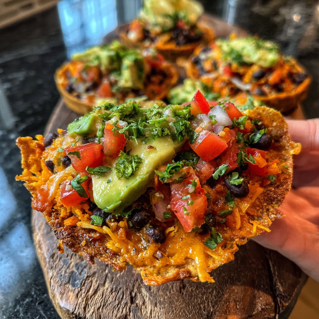 Super Bowl Crispy Veggie Tostadas