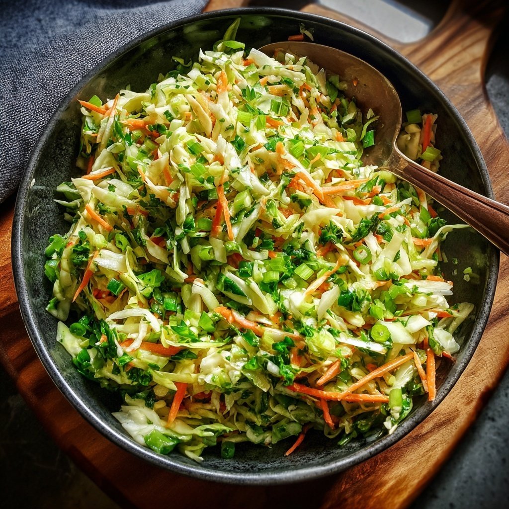 Celery Cabbage Crunch Slaw