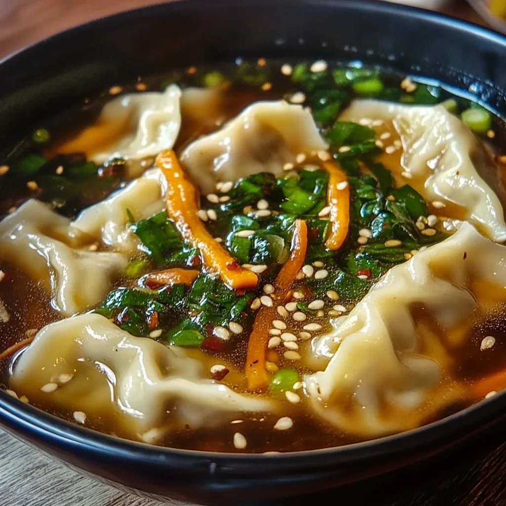 Quick Dumpling Soup