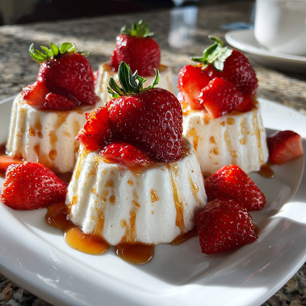 Strawberry Honey Yogurt Cups