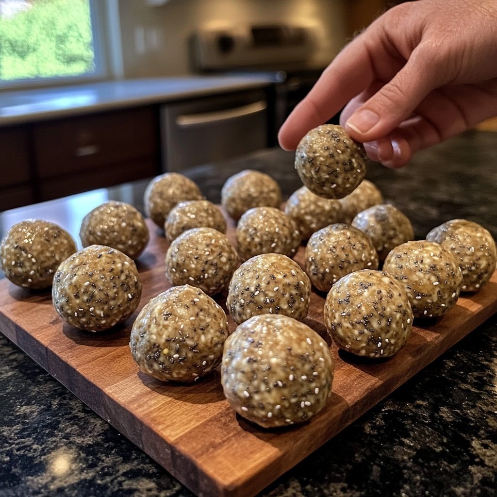 Protein Balls with Chia Seeds