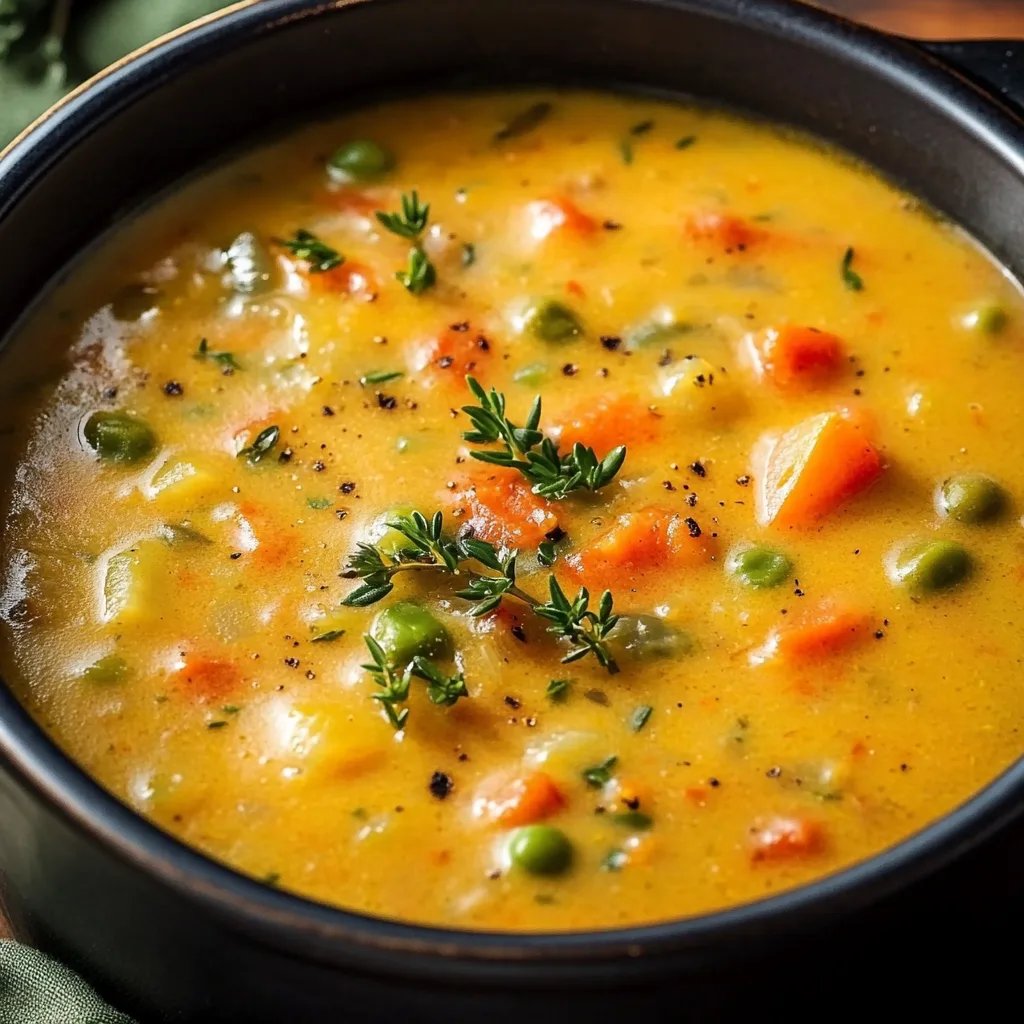 One-Pot Creamy Vegetable Soup