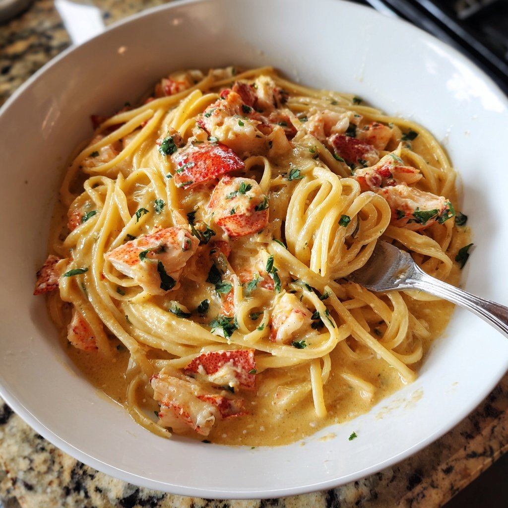 Creamy Lobster Pasta