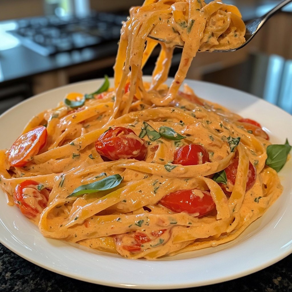 Easy One Pot Creamy Tomato Pasta
