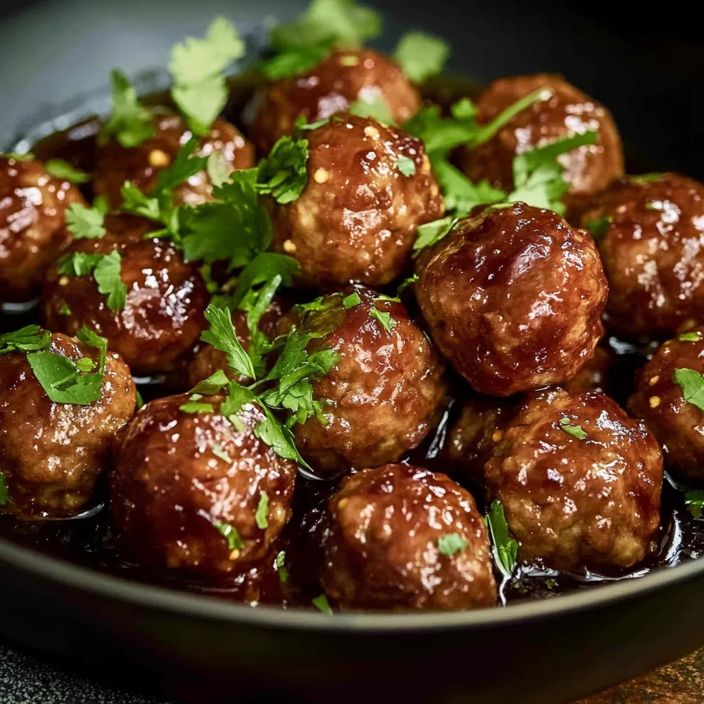 Easy Grape Jelly Meatballs Recipe