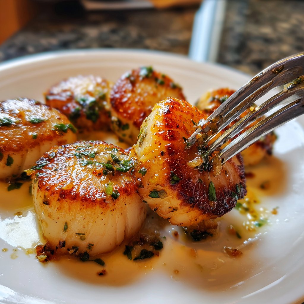 Quick Seared Scallops