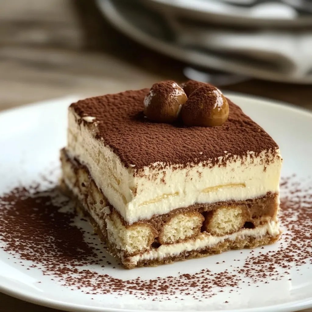 Traditional Italian Tiramisu