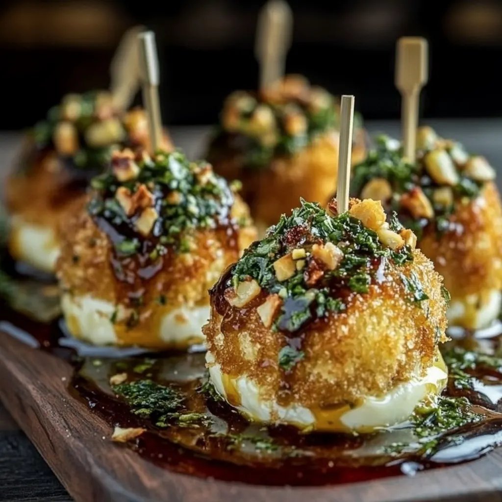 Pistachio-Crusted Brie Bites