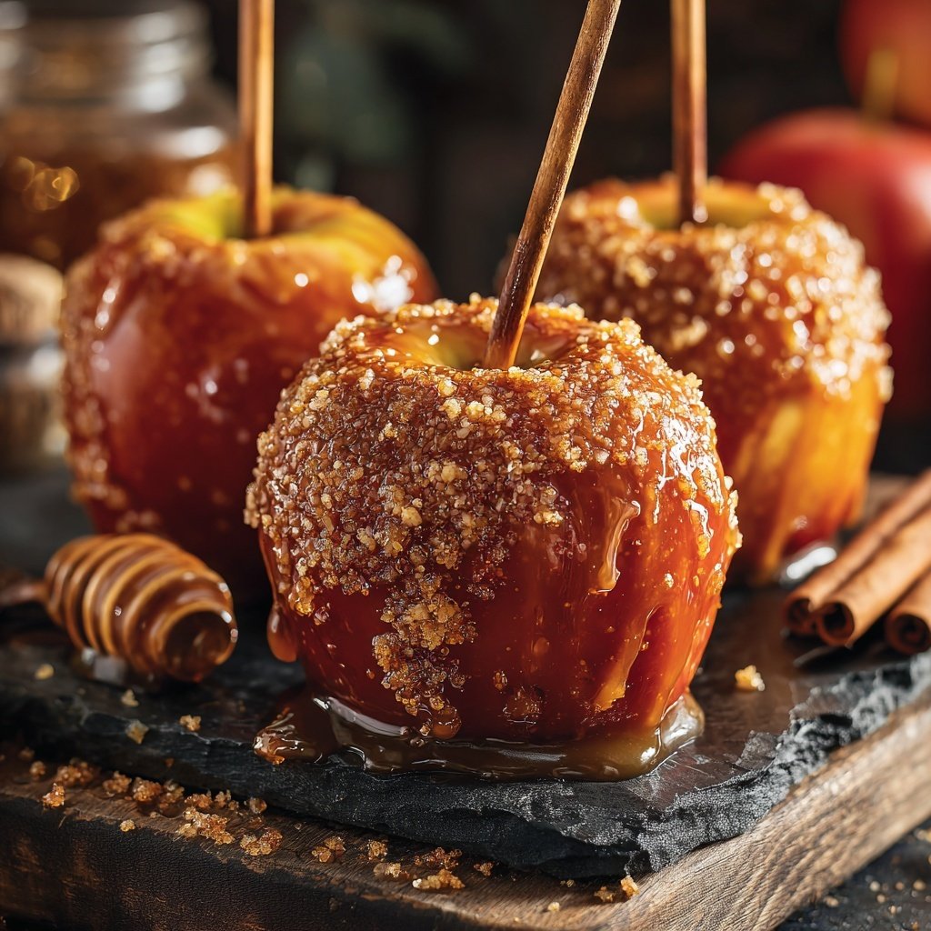 Cinnamon Sugar Candy Apples