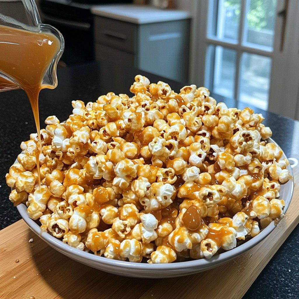 Quick Caramel Corn