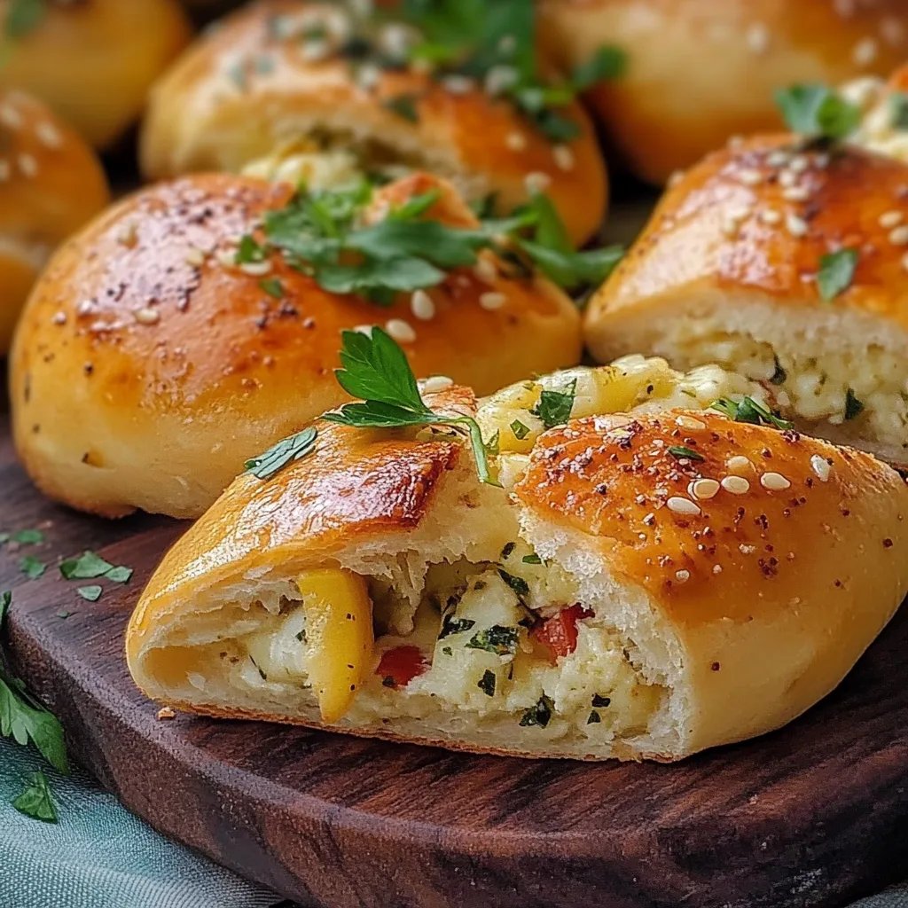 Tomatenbroodjes met kipsalade