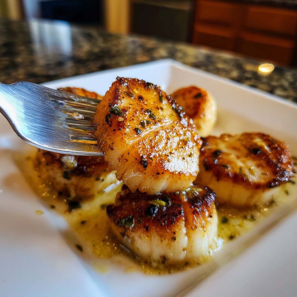 Pan-Seared Scallops with Vanilla Beurre Blanc