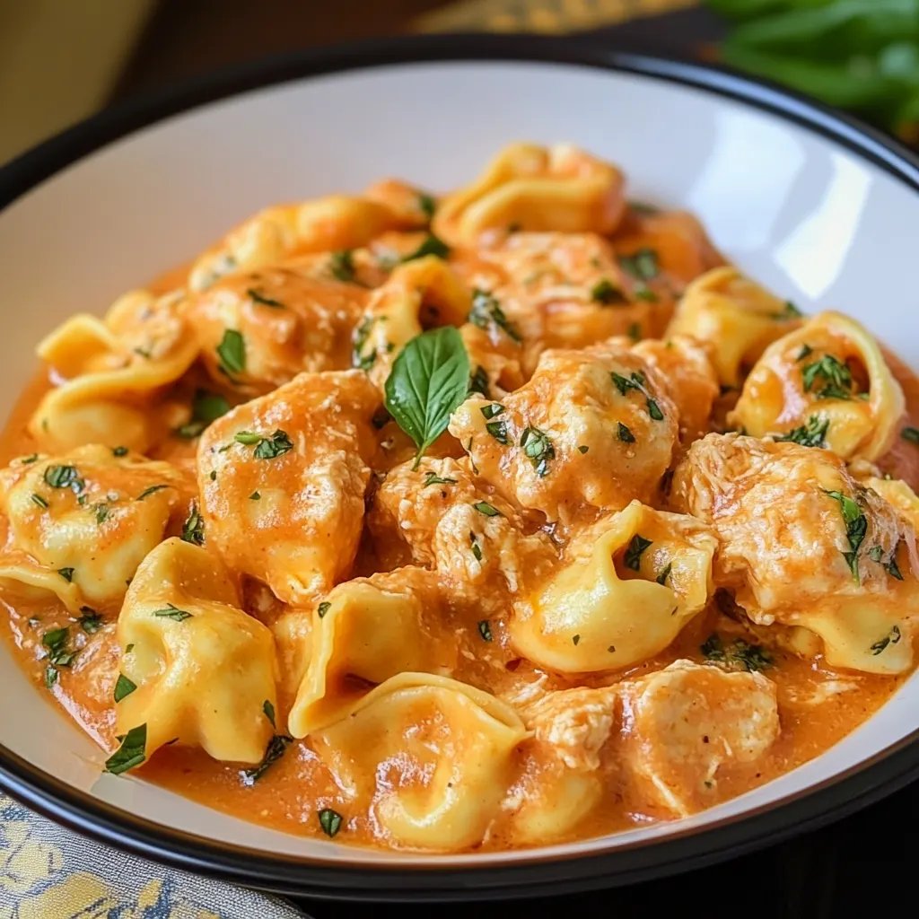 CrockPot Chicken Tortellini