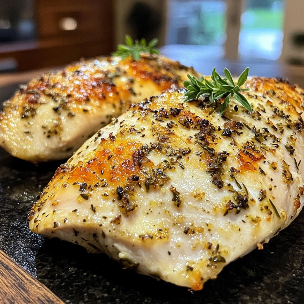 Chicken Breast Baked with Herbs