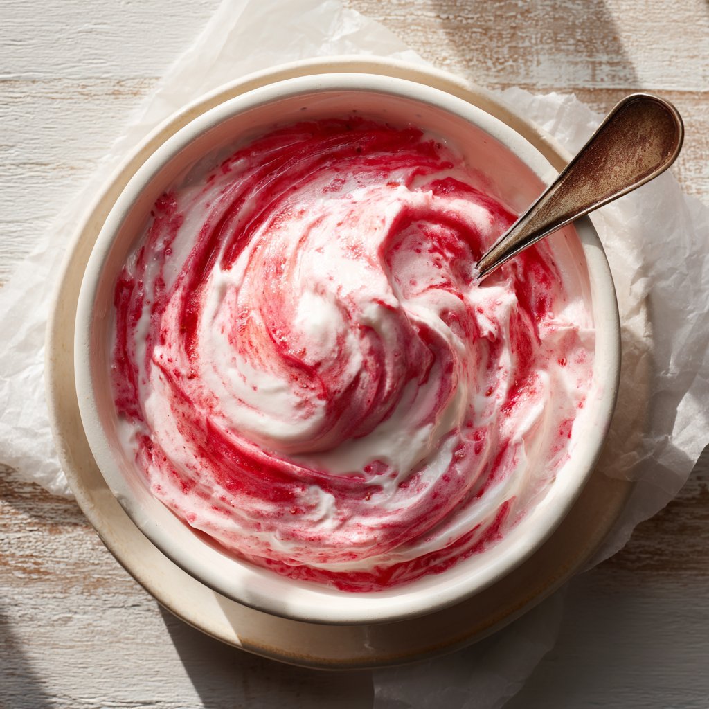 Strawberry Chia Yogurt Swirl